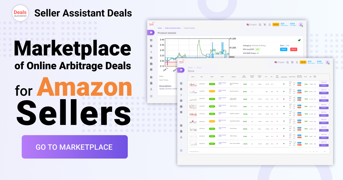 Seller Assistant Deals pazar yeri