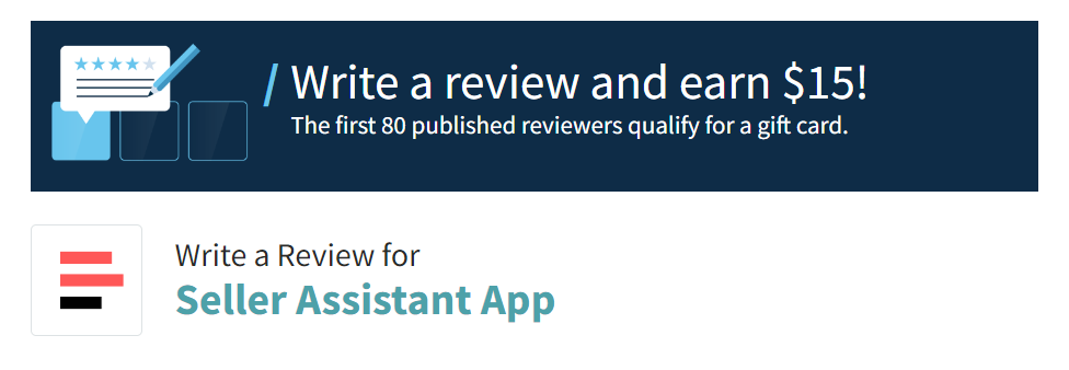 Write a review and earn $15!