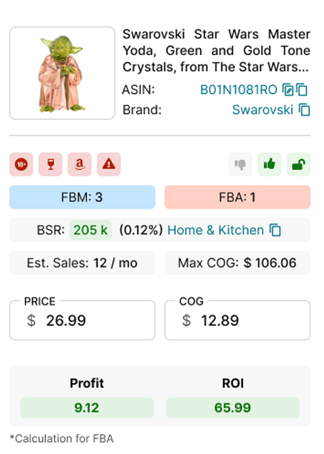 Side Panel View data