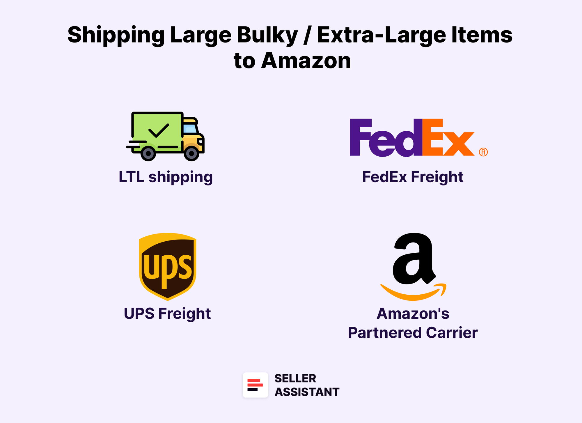 How to Ship Large Bulky / Extra-Large Items to Amazon?