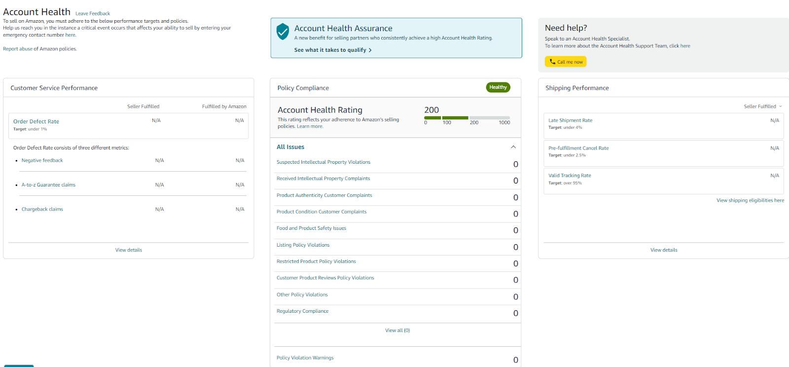 Account Health Dashboard