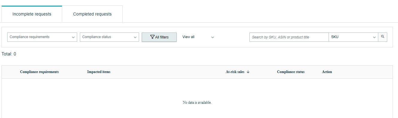 You can check the status of your compliance submission through the Manage Your Compliance dashboard