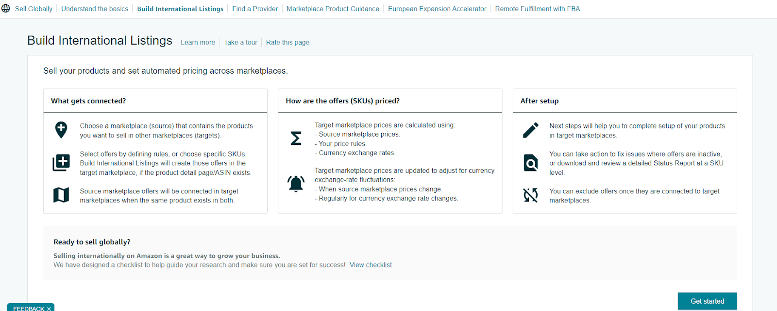 Build International Listings