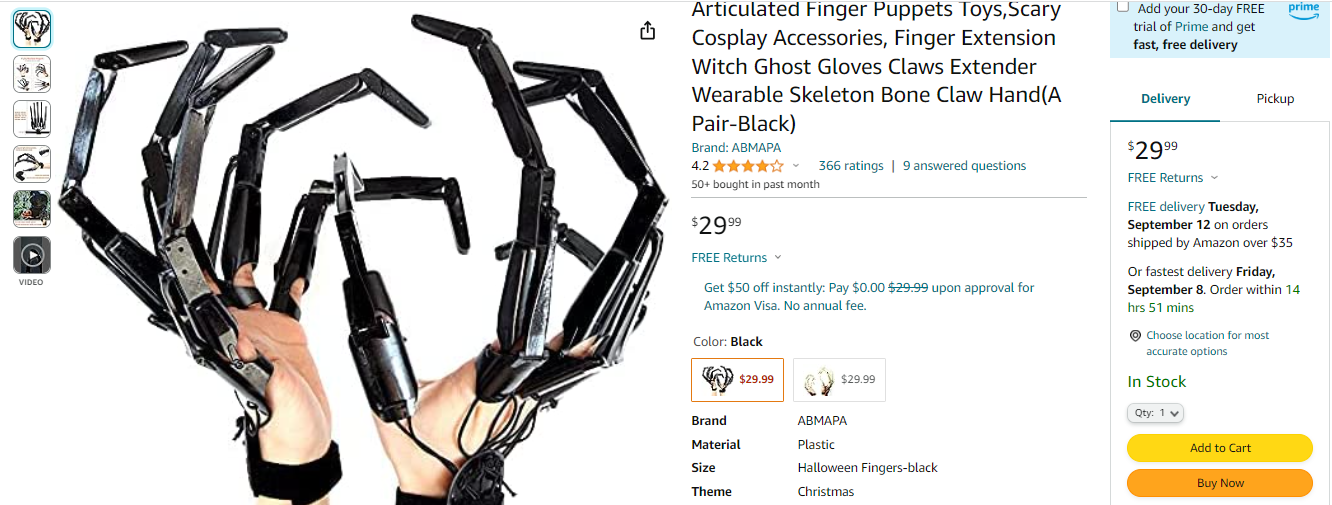 Accesorios de Halloween a la venta en Amazon