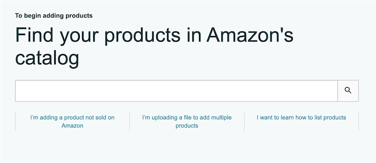 Finding your products in Amazon’s catalog