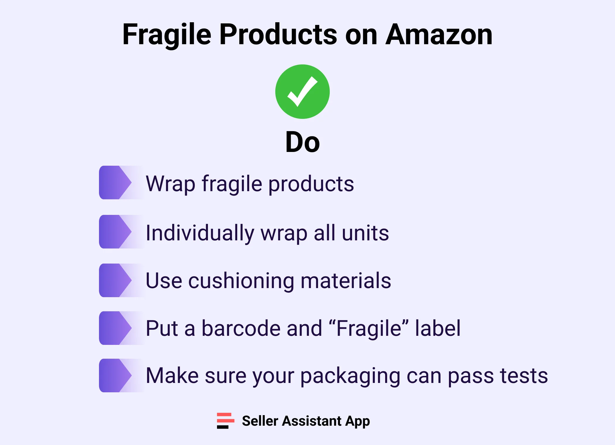 Do's of Fragile Products on Amazon