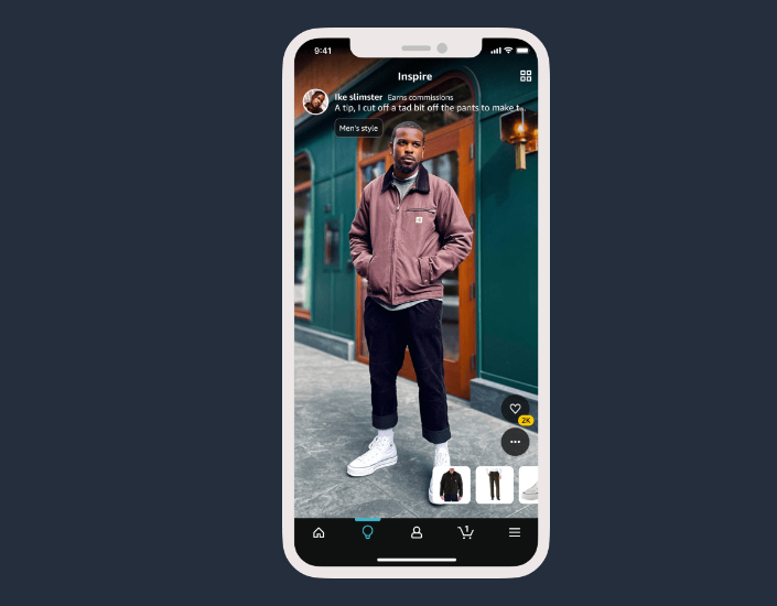 Ejemplo de Amazon Inspire