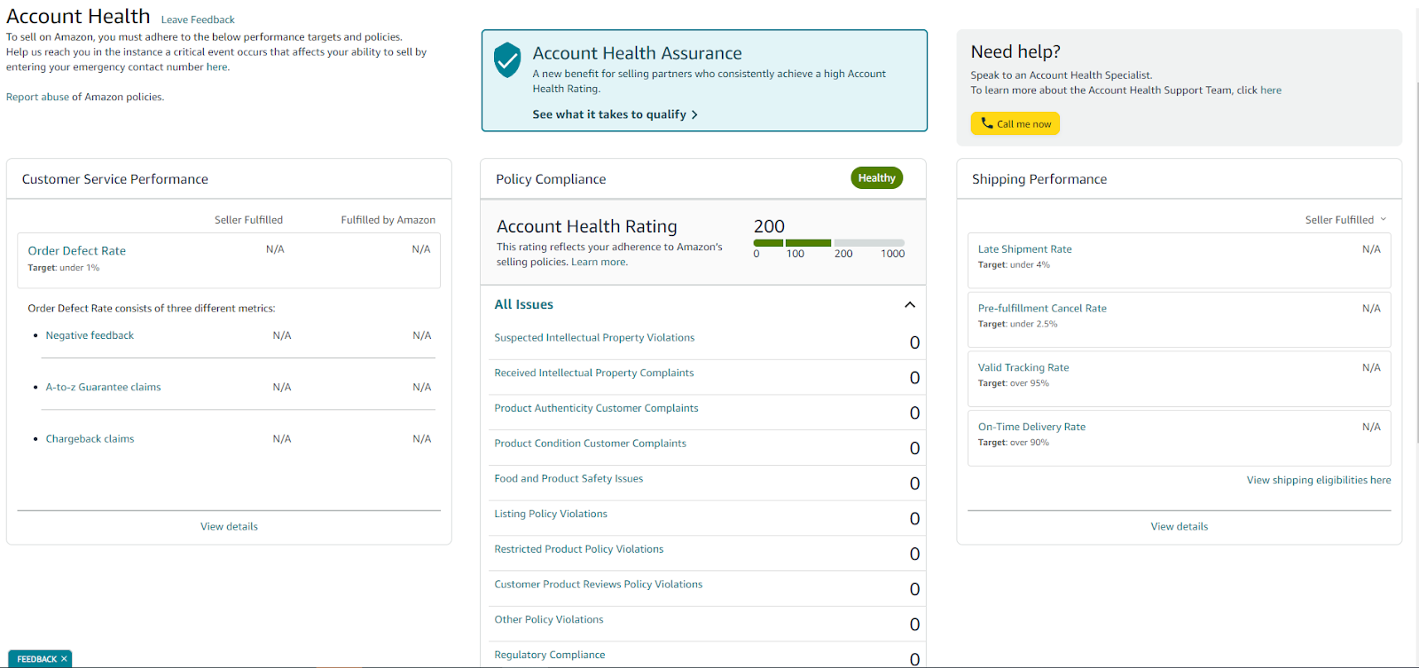Account Health Dashboard
