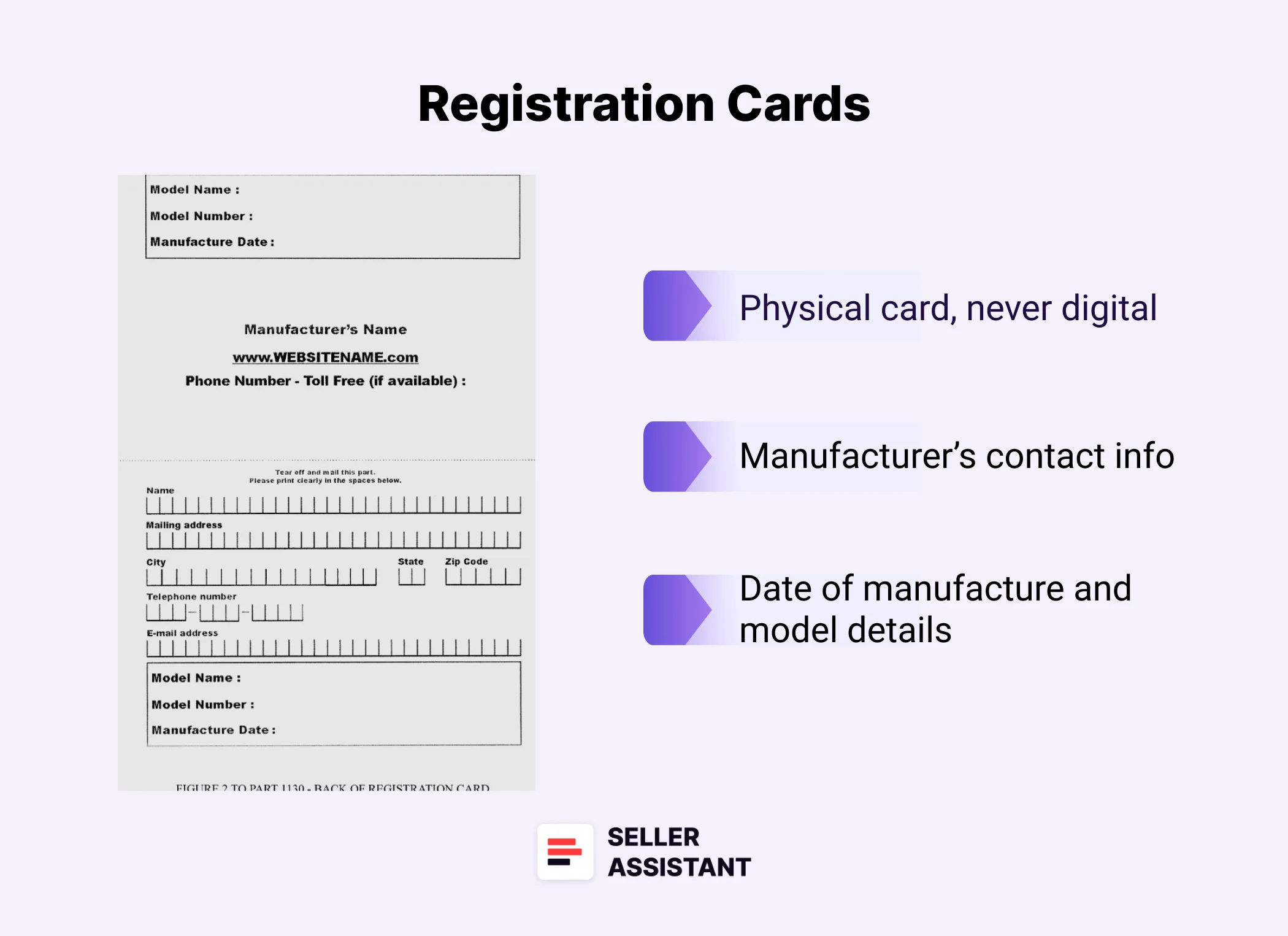 Registration cards