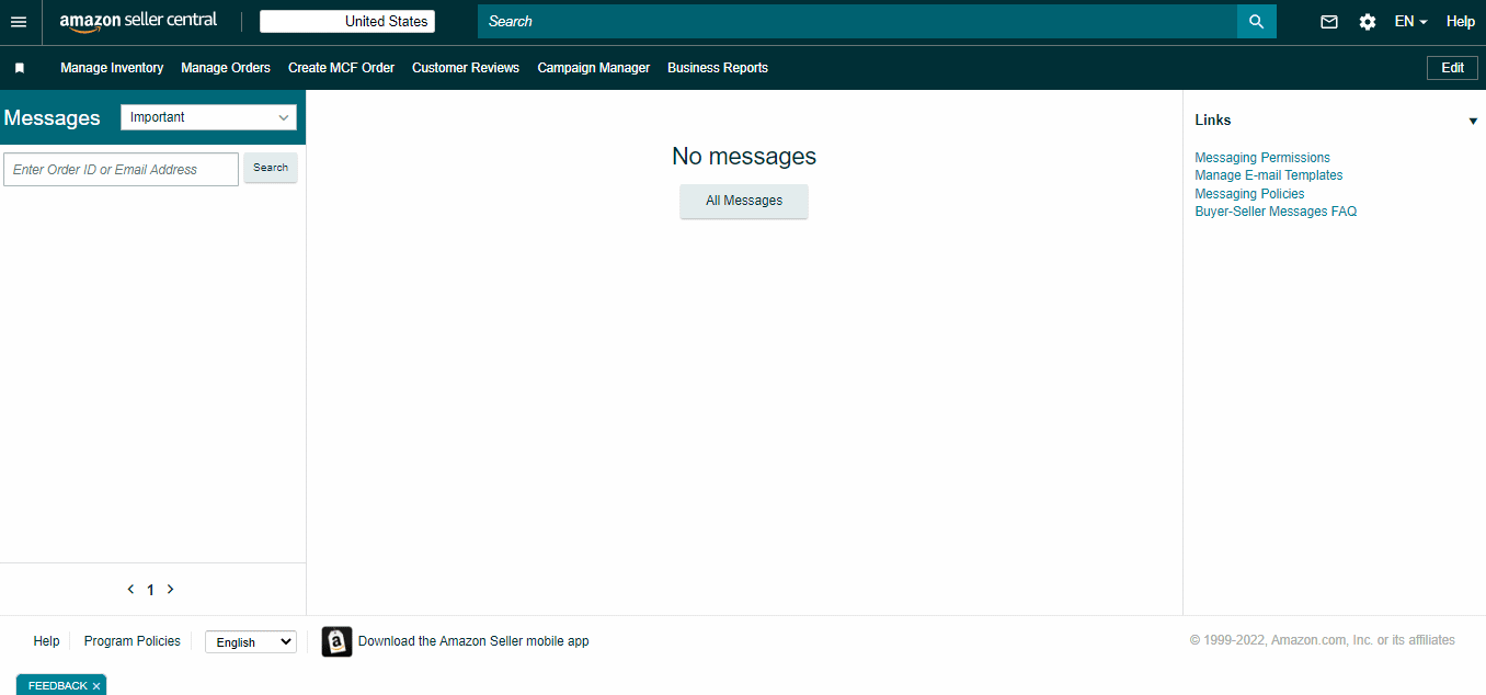 Amazon Buyer-Seller Messaging 