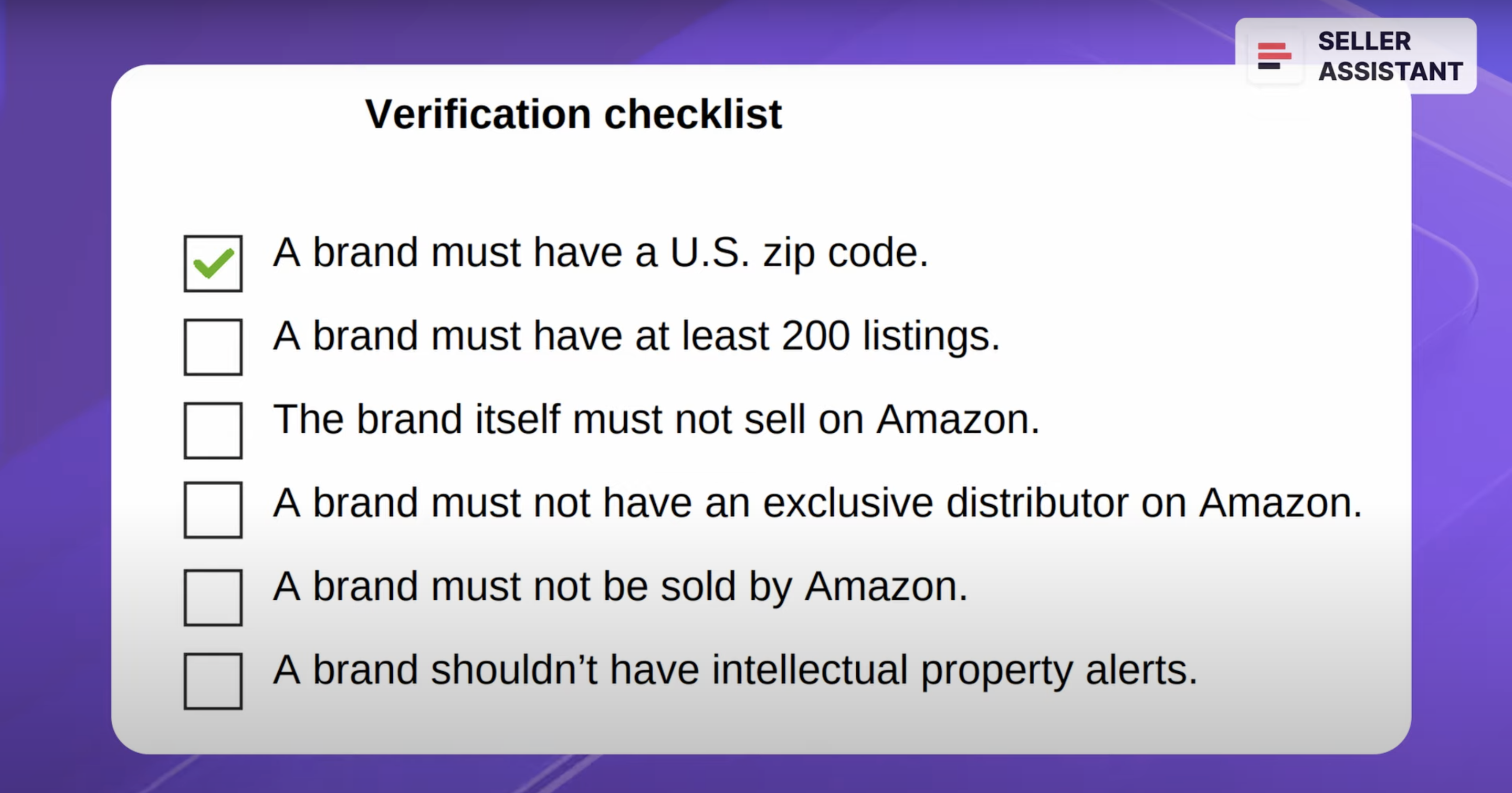 Criteria for brand research