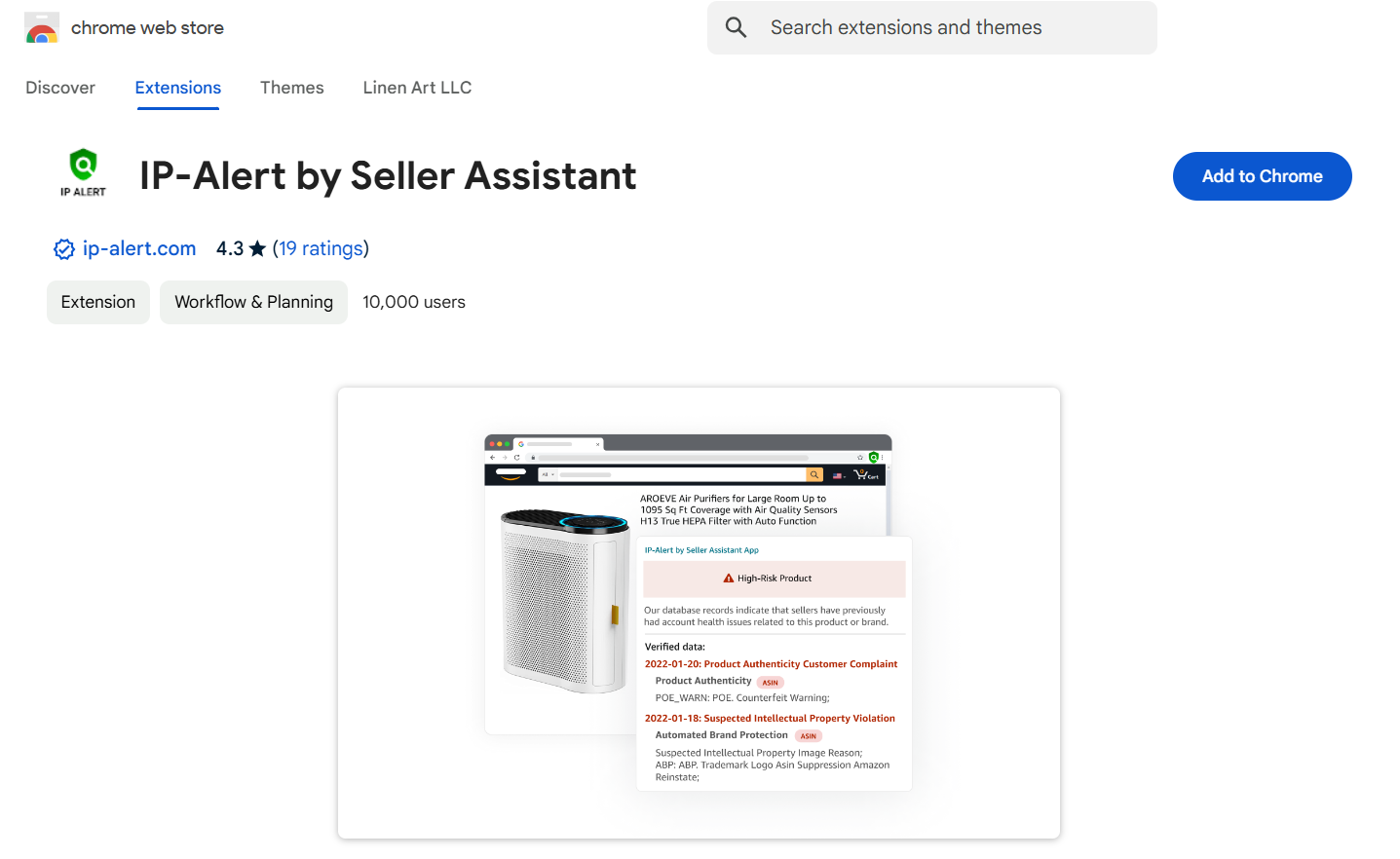 Install the Extension from the Chrome Web Store