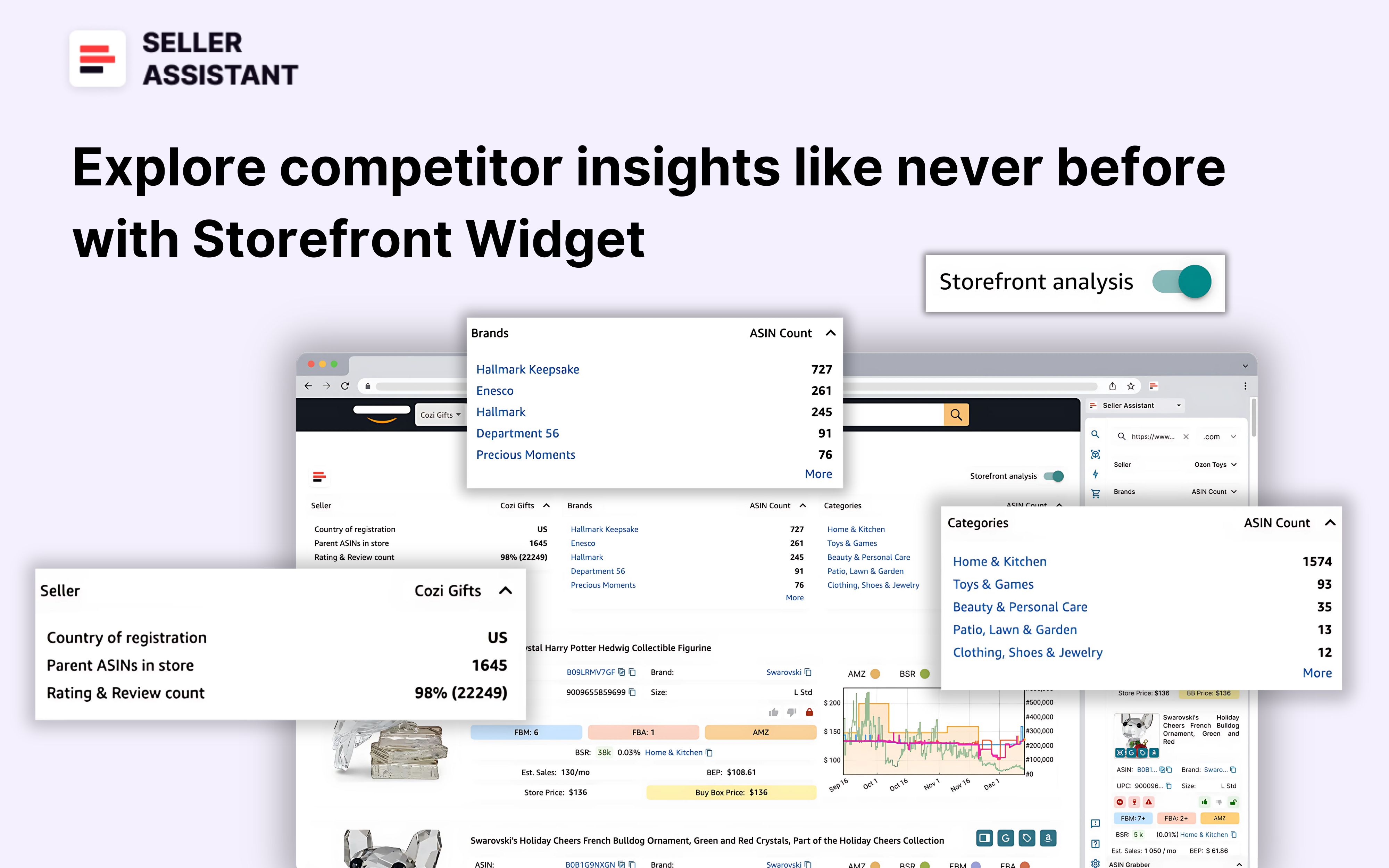 Seller Assistant’s Storefront Widget