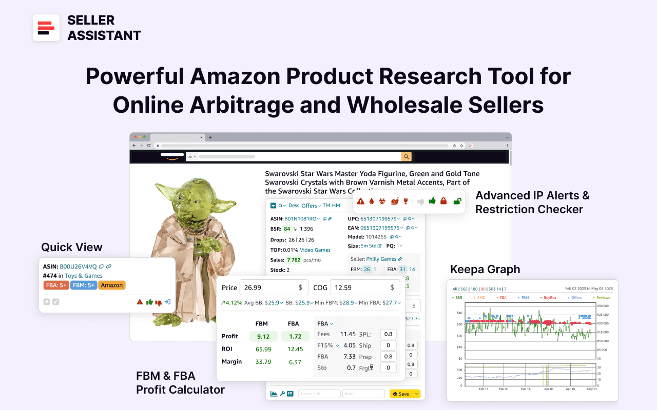 Powerful Amazon Product Research Tool for Online Arbitrage and Wholesale Sellers