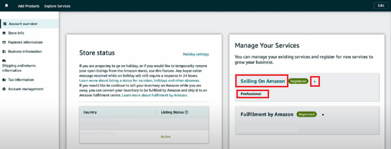 Select the desired plan