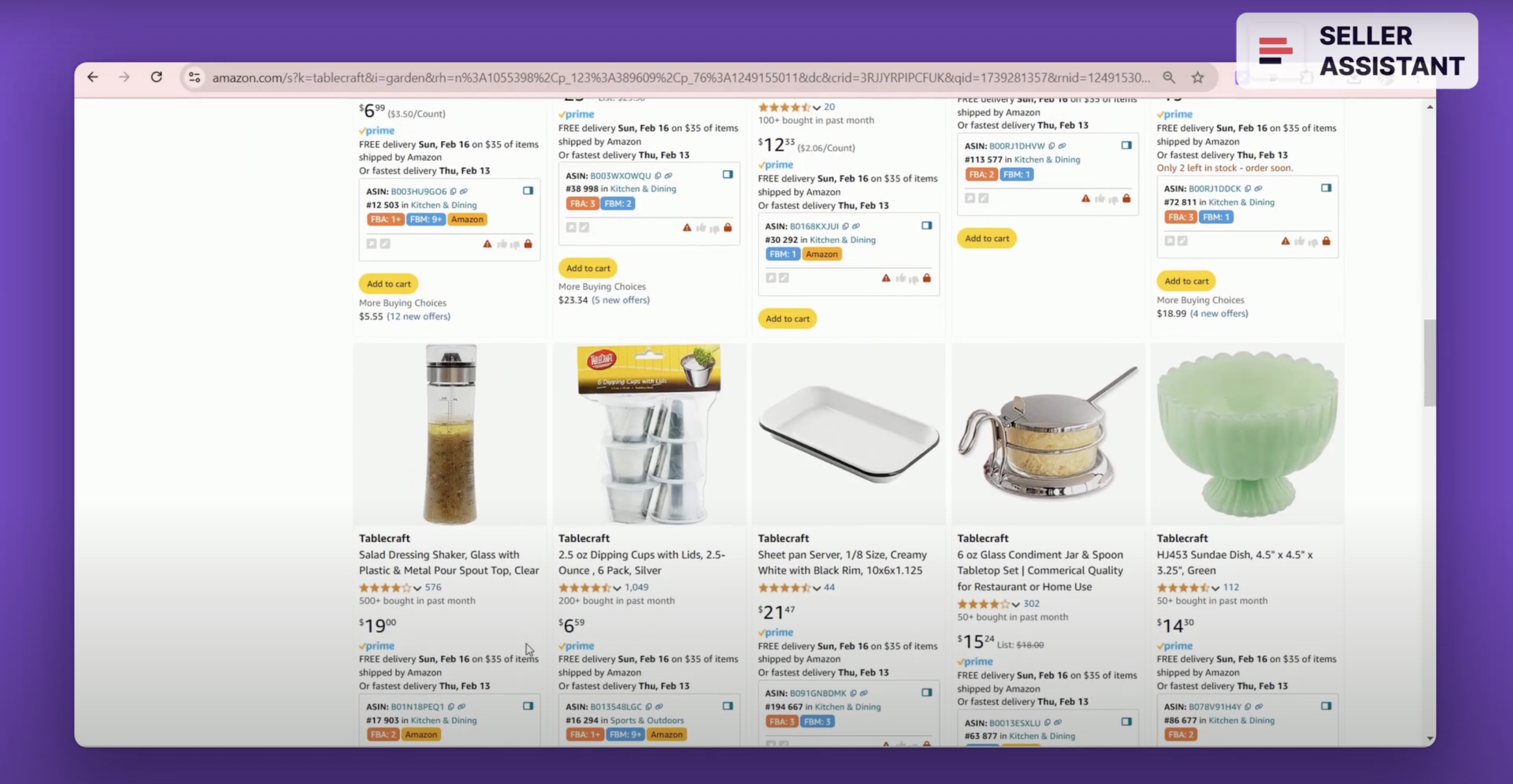 First, we select a brand on Amazon