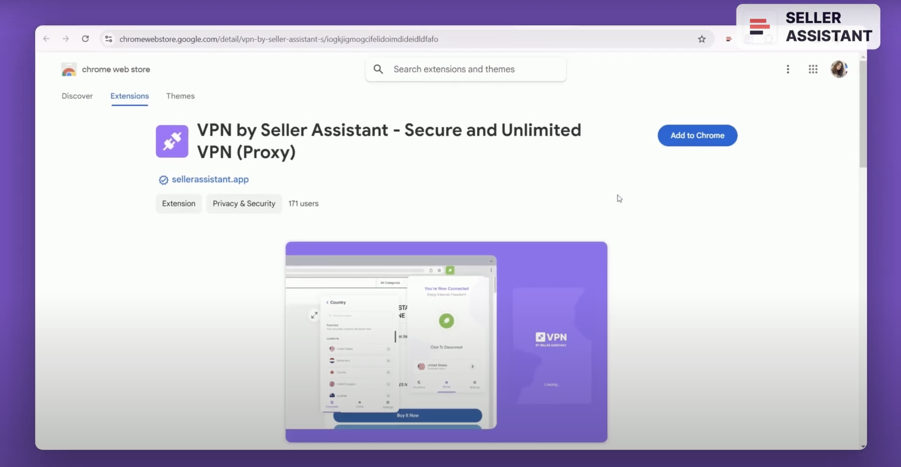 VPN by Seller Assistant