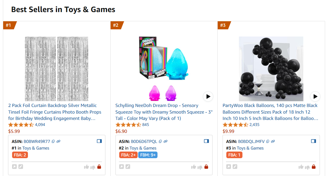 Toys & Games best-sellers