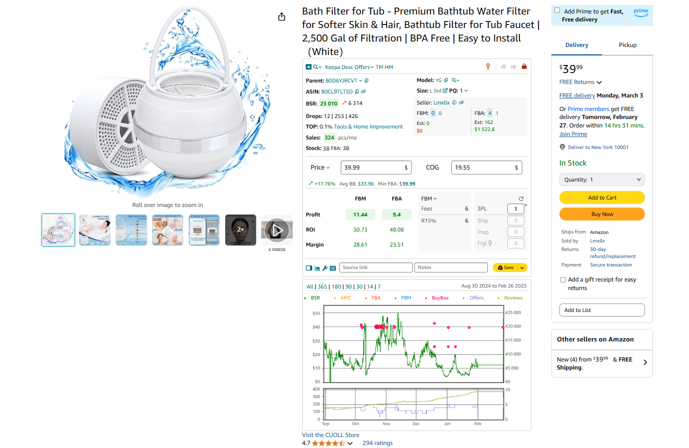 Open your product on Amazon to activate Seller Assistant Extension