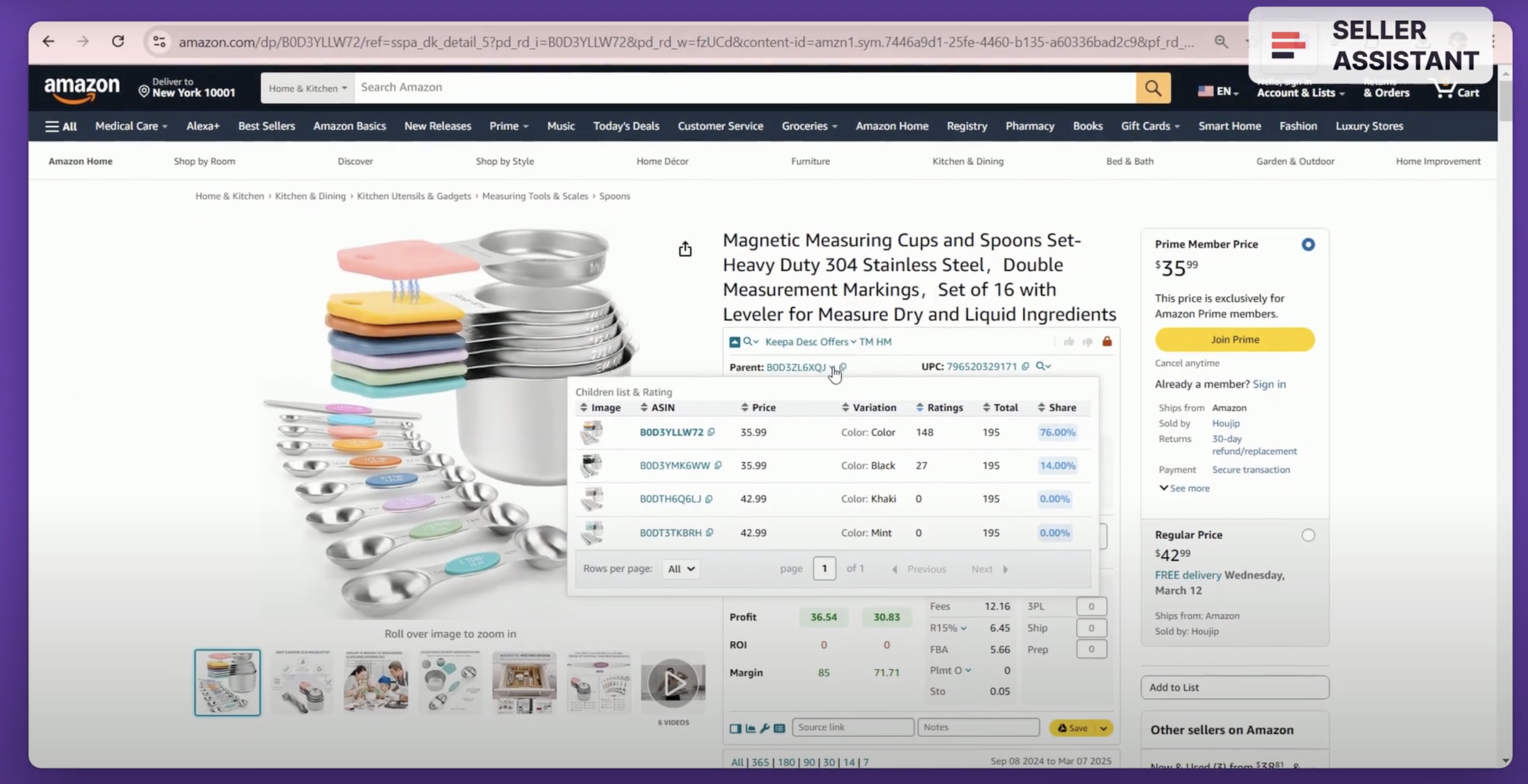 How to select best-selling variations?