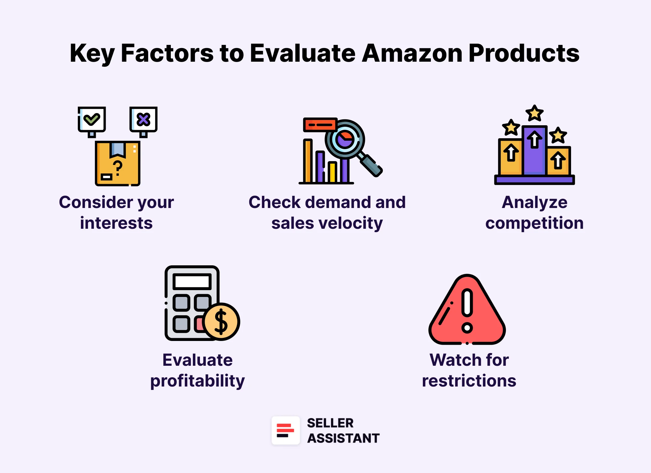 Key factors to evaluate products