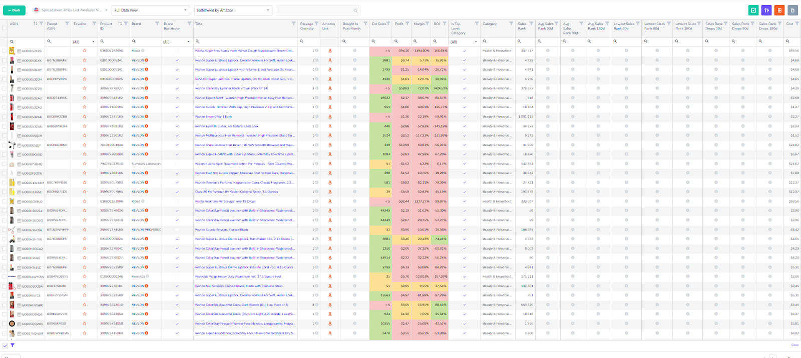 Bulk Spreadsheet Scan