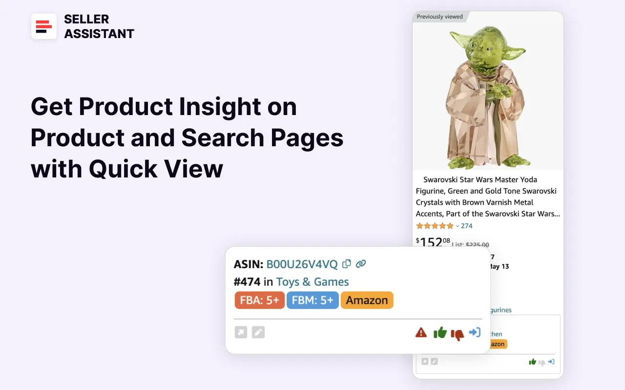 Seller Assistant's Quick View