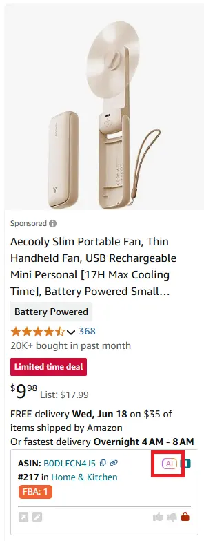 Sourcing AI is a built-in tool in Seller Assistant that helps locate U.S.-based suppliers using real Amazon product data.