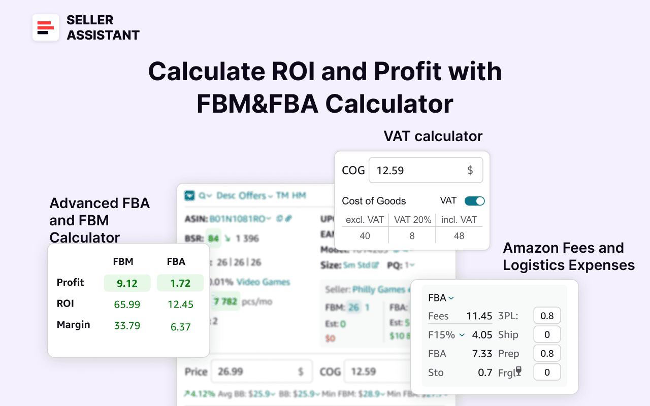 FBM and FBA Profit Calculator