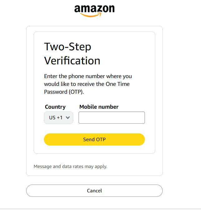 Enable two-step verification