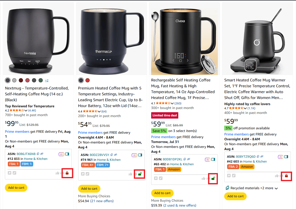 To verify restrictions, you can also utilize Seller Assistant’s Quick View