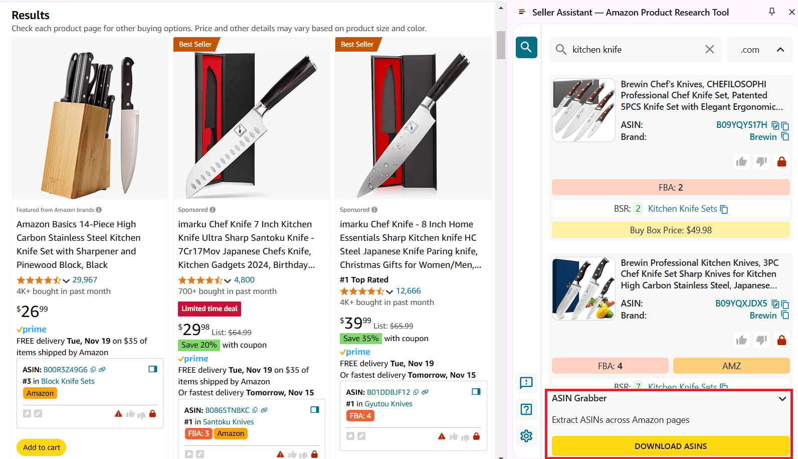 ASIN Grabber