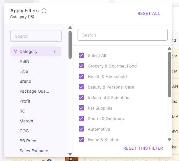Используйте флажки с полем поиска, чтобы быстро найти совпадающие значения из файла