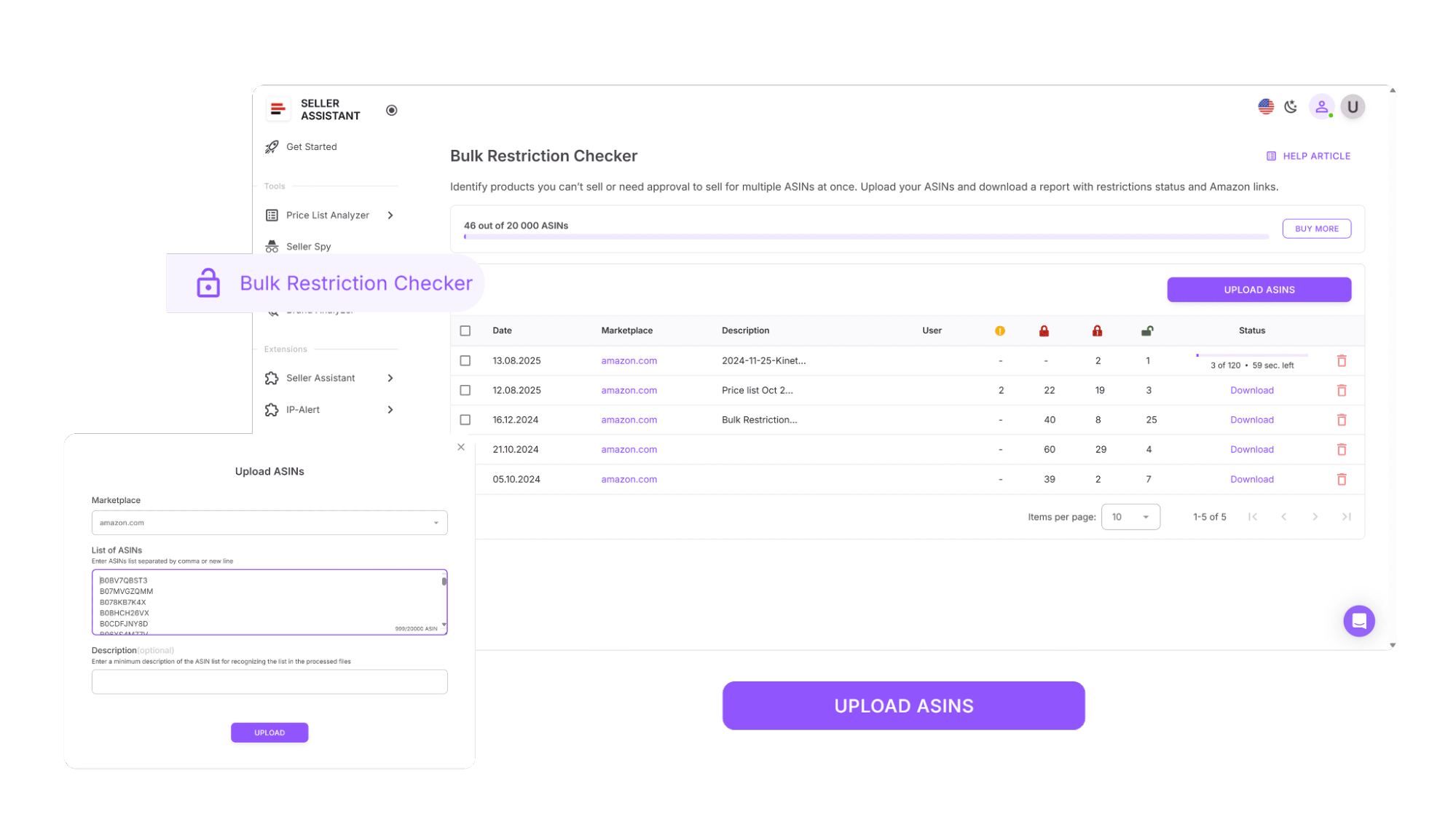 Bulk Restriction Checker