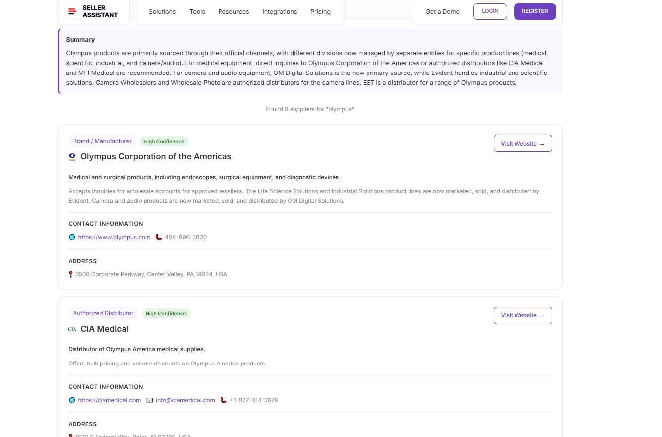 Review distributor results
