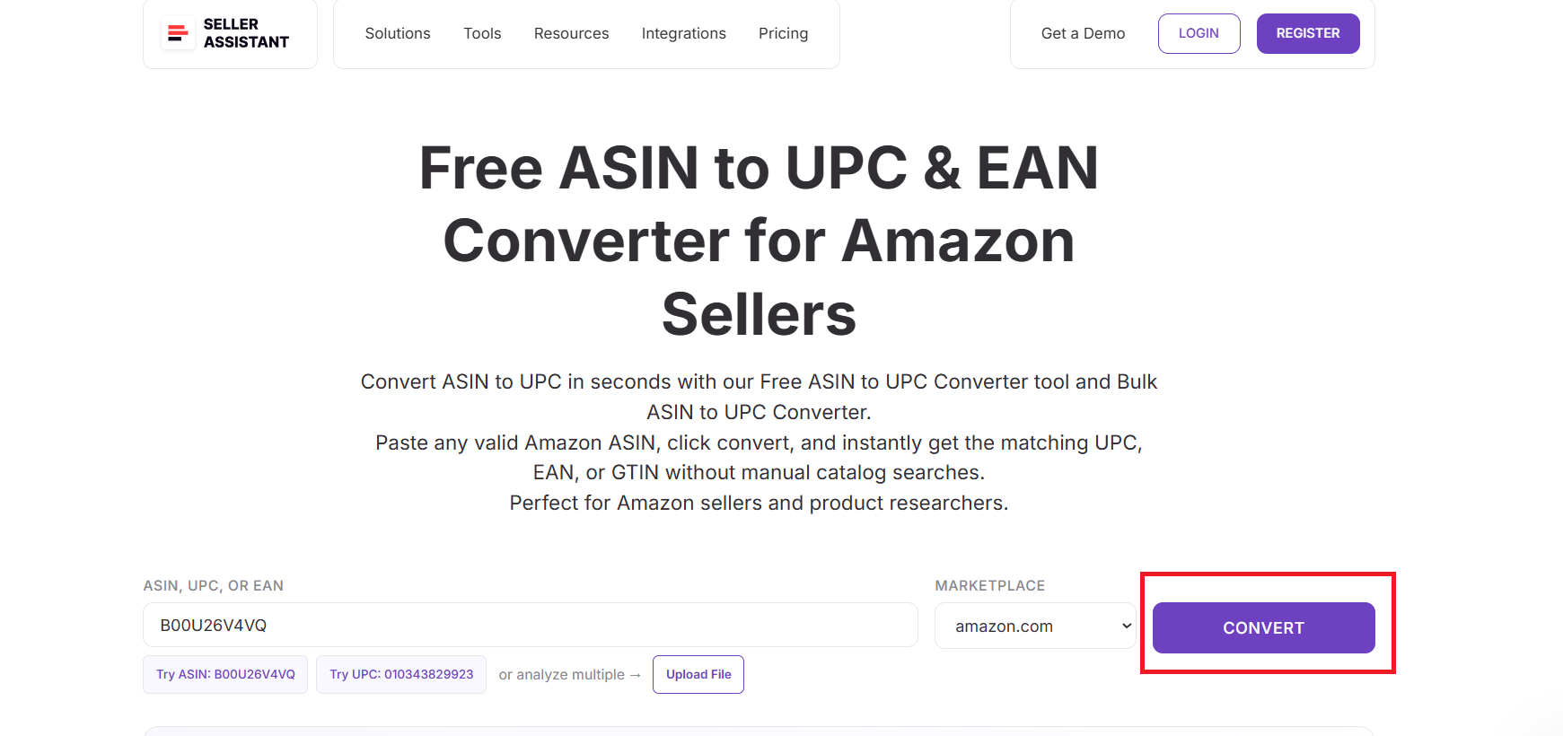 Click the “Convert” button
