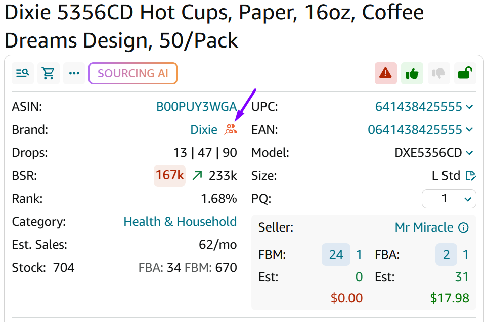 Вы можете запустить AI Supplier Finder из расширения Seller Assistant