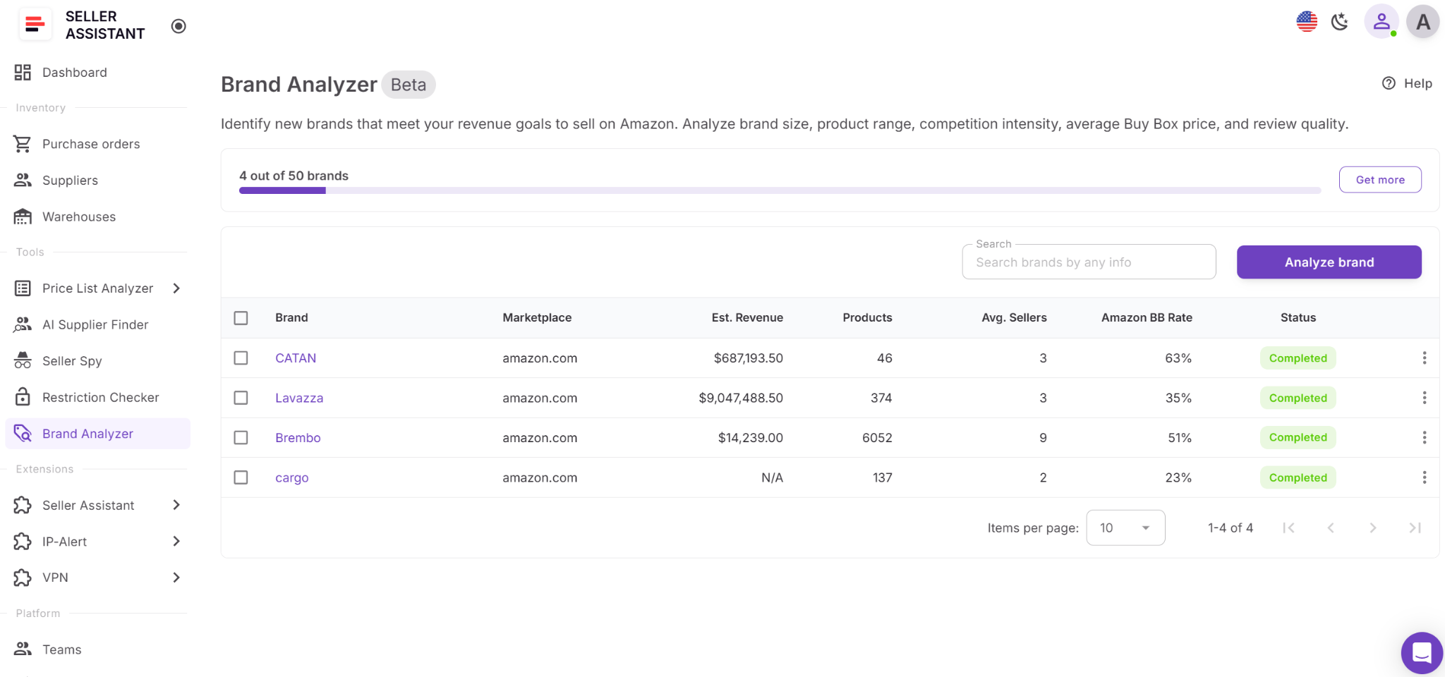 Step 1. Open Brand Analyzer