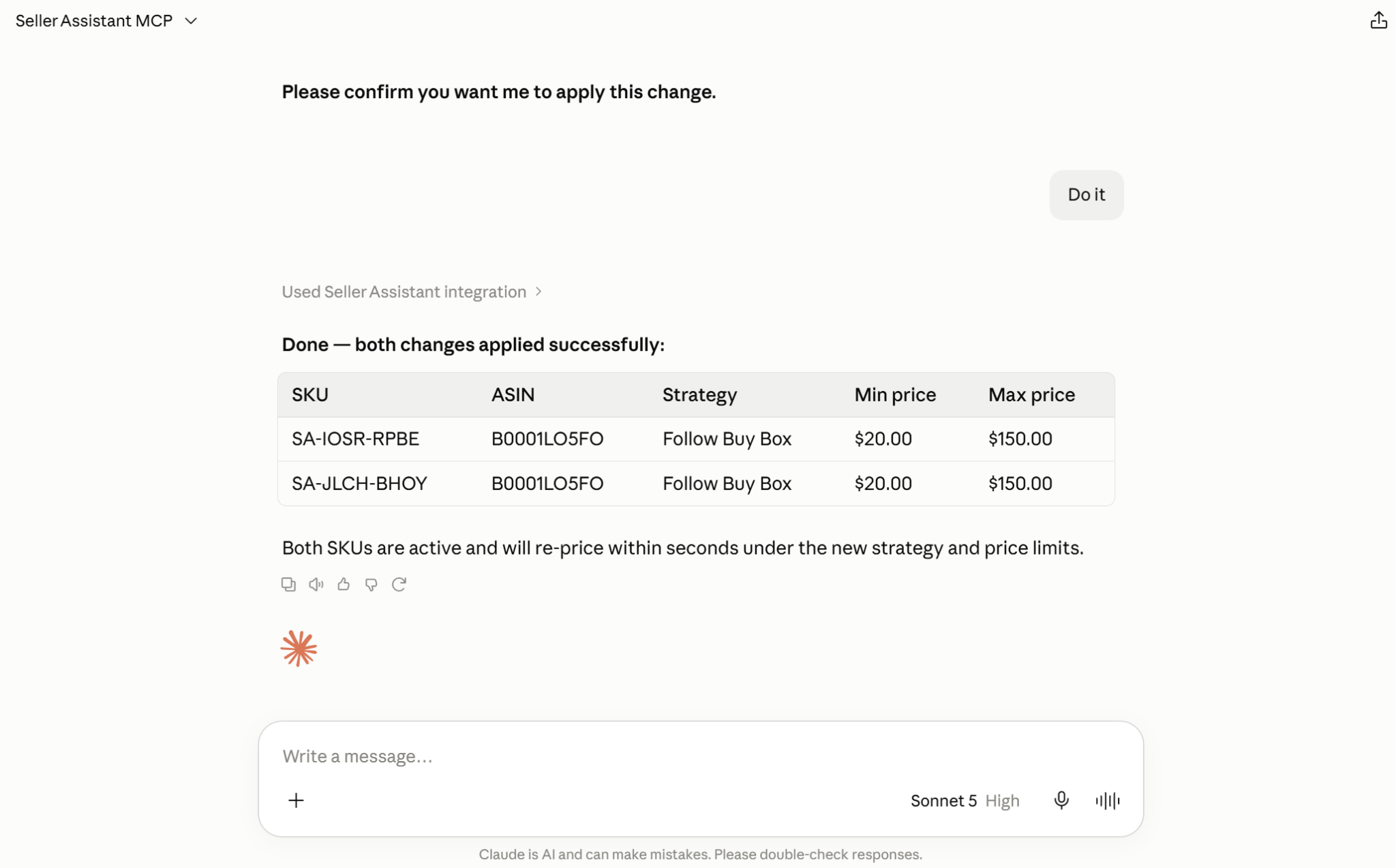 Step 5. Review and confirm the bulk assignment