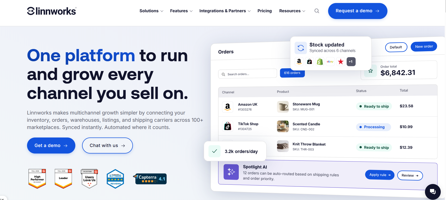 Linnworks: лучший выбор для мультиканальных продавцов со стоком вне Amazon