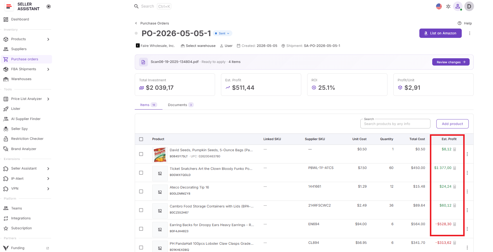 Step 4. Check product-level profitability