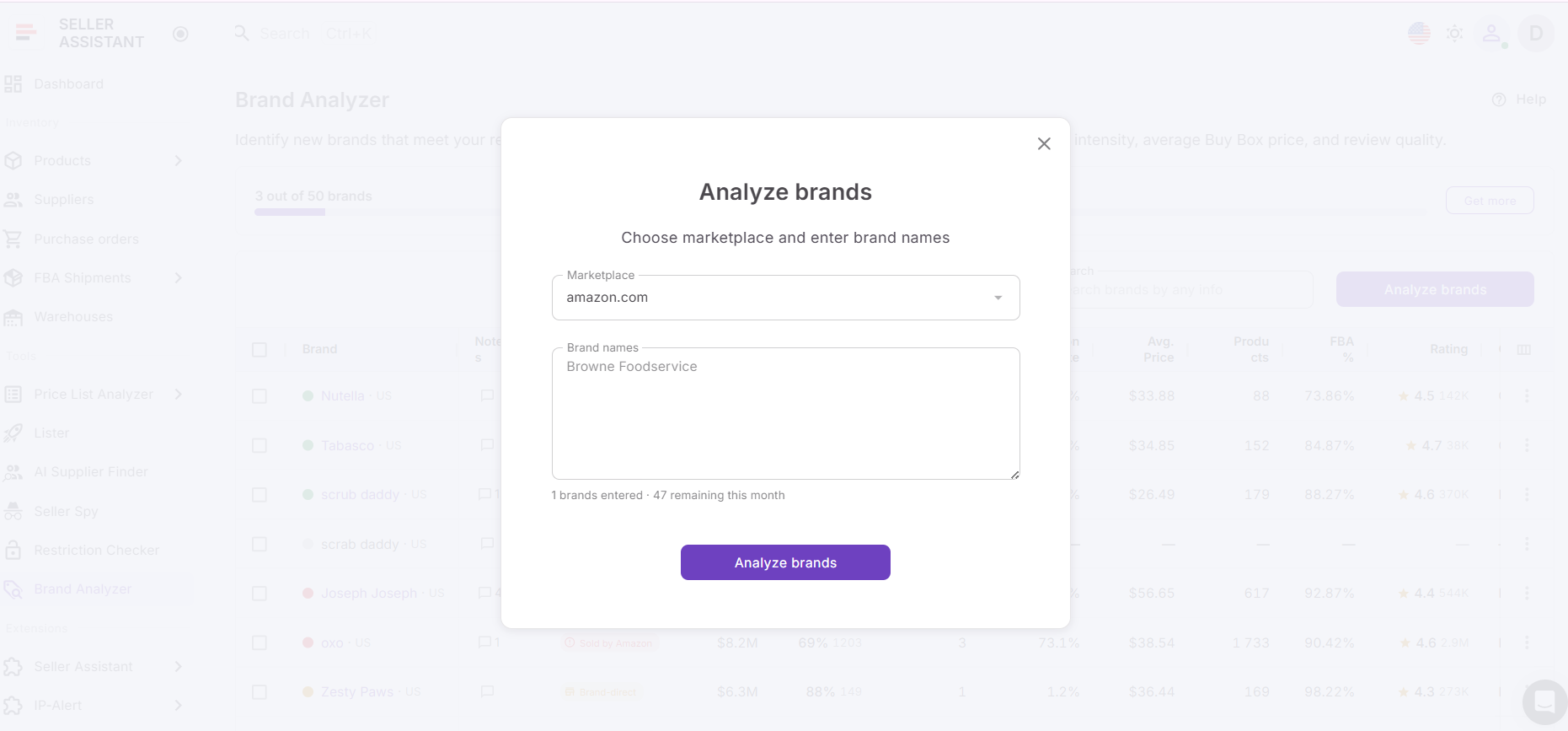 Step 6. Launch Brand Analyzer