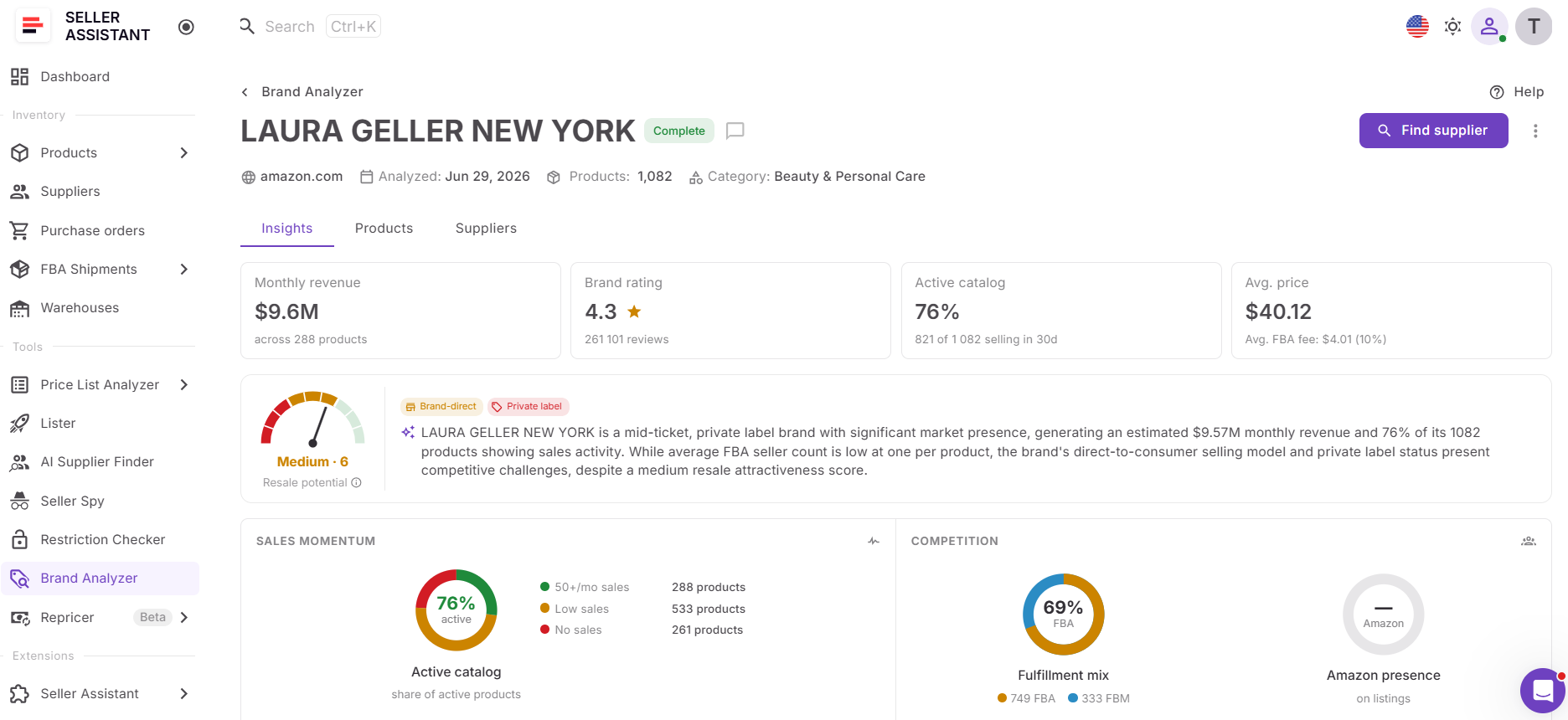Brand Analyzer