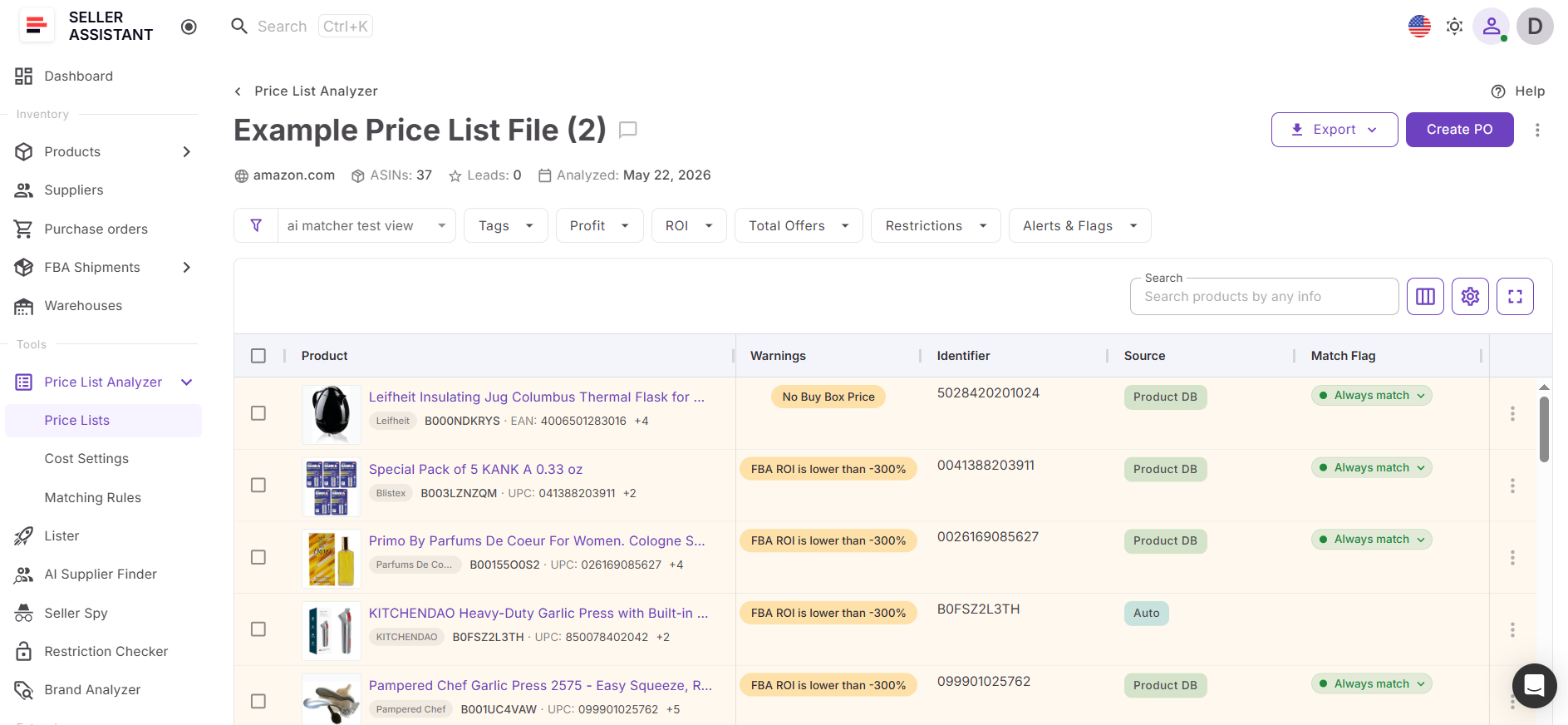 Step 6. Review product metrics