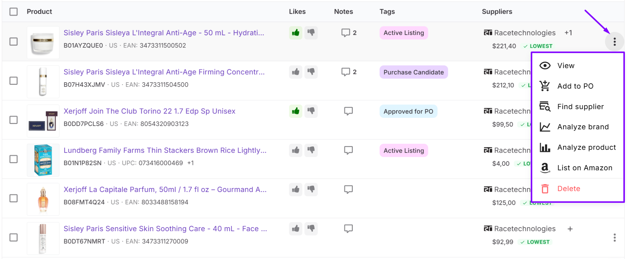 Using tools like Product Database, Price List Analyzer, Brand Analyzer, AI Supplier Finder, Suppliers Database, Bulk Restriction Checker, Lister, Warehouses Database, Purchase Orders Module, and FBA Shipments keeps your workflow consistent