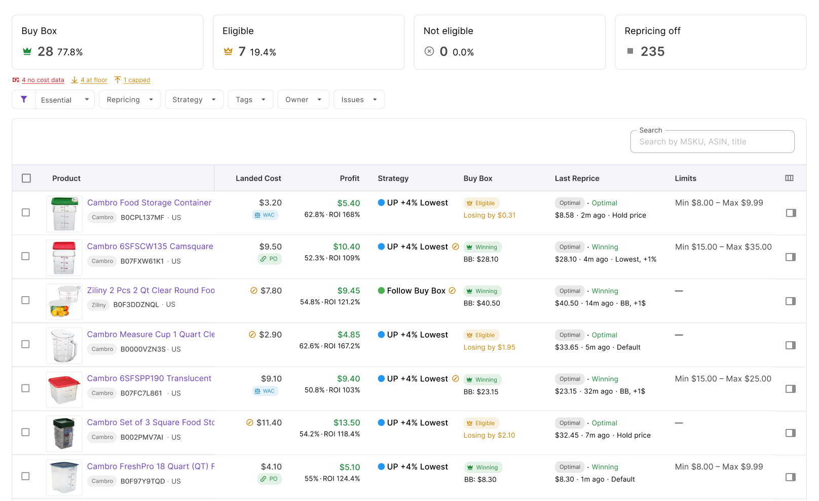 Seller Assistant can react to market changes in seconds
