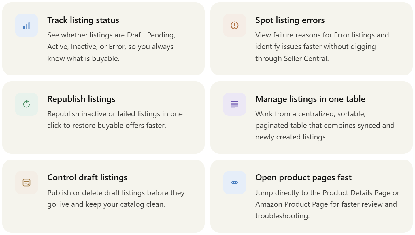 Listings Tool İle Neler Yapabilirsiniz?