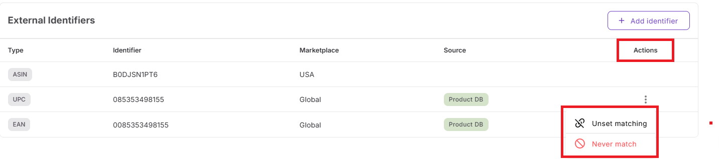 The match flag system in Seller Assistant allows you to confirm correct matches and block incorrect ones