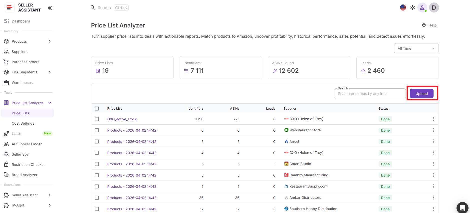 From upload to analyzed results