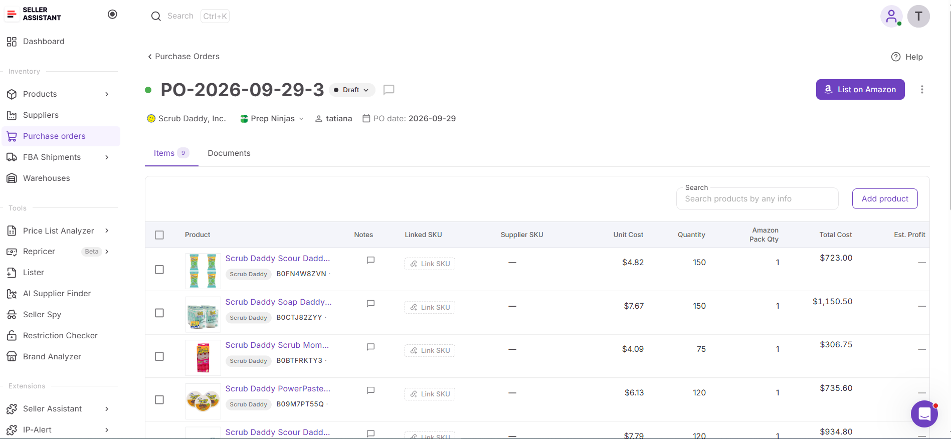 Step 3. AI-generated PO